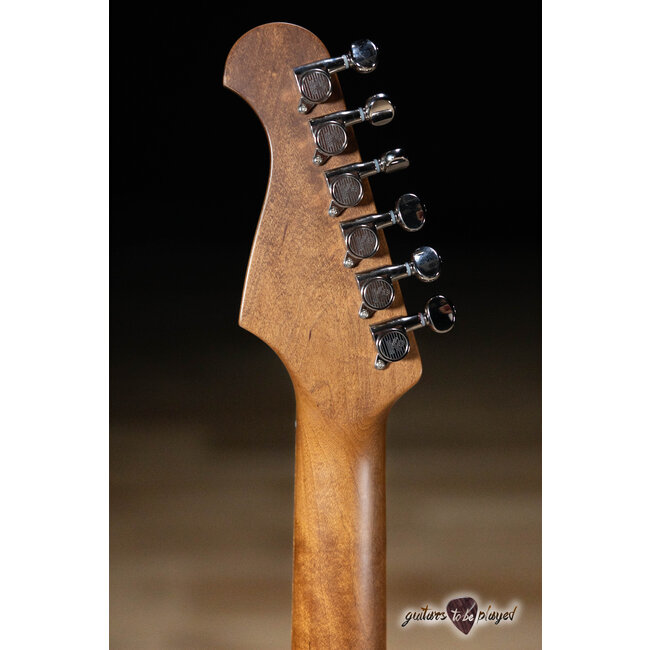 Paoletti Alfa Lounge HSS “Stratospheric” Thinline S-Style – Heavy Surfgreen