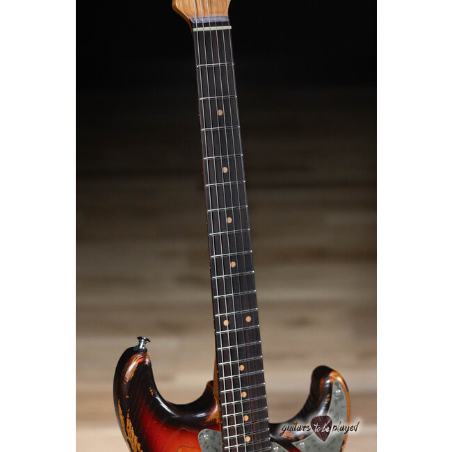 Paoletti Alfa Lounge HSS “Stratospheric” S-Style Guitar– 3-Tone Sunburst
