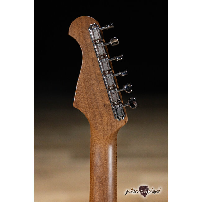 Paoletti Alfa Lounge SSS “Stratospheric” Thinline S-Style – Butterscotch Black