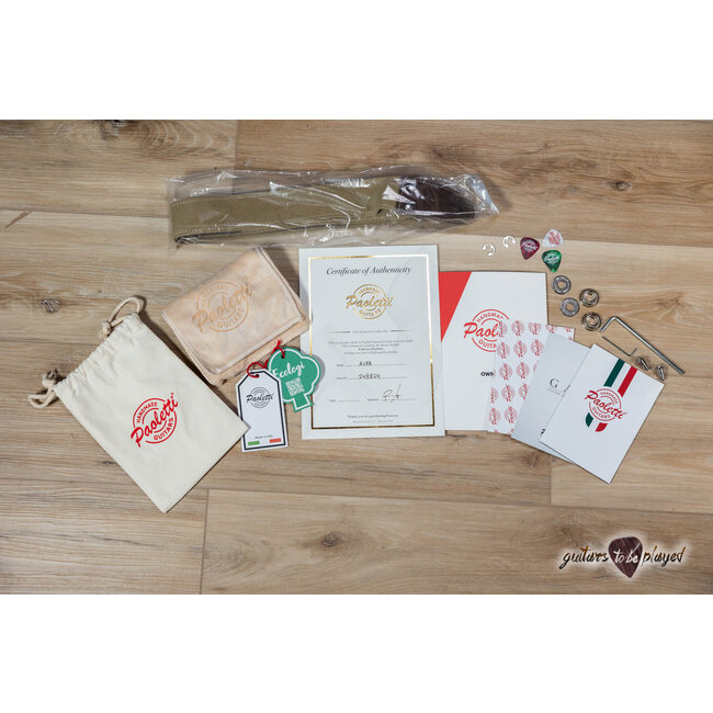 Paoletti Alfa Loft HSS Ebony Fretboard “Stratospheric” S-Style – Heavy Deep Blue