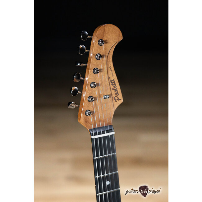 Paoletti Alfa Loft HSS Ebony Fretboard “Stratospheric” S-Style – Heavy Deep Blue