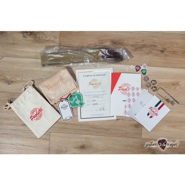 Paoletti Alfa Loft HSS Maple Fretboard “Stratospheric” w/ Case – Heavy Black