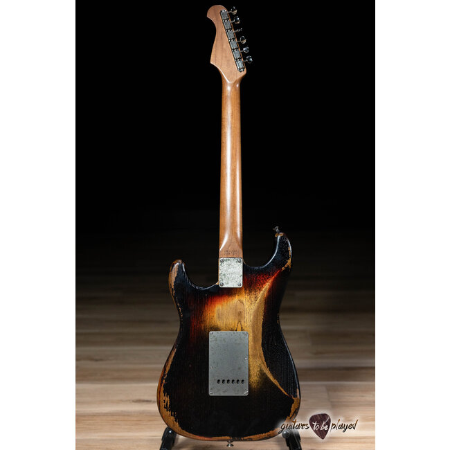 Paoletti Alfa Loft HSS Maple Fretboard “Stratospheric” w/ Case – Heavy Black