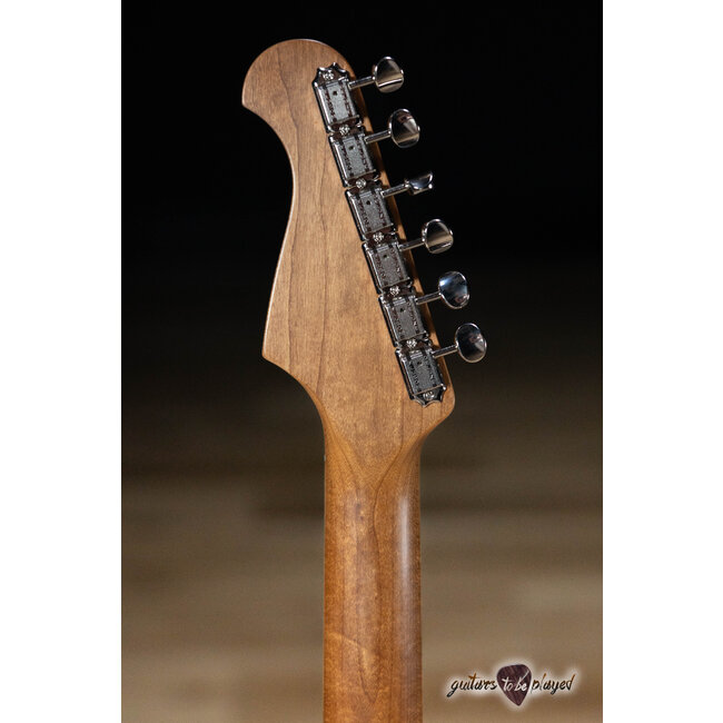 Paoletti Alfa Loft HSS Maple Fretboard “Stratospheric” w/ Case – Heavy Black