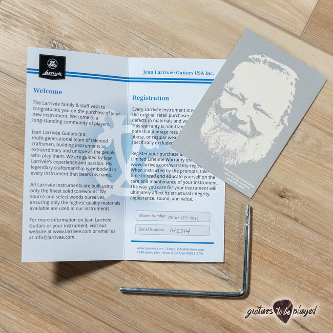 Larrivee OMV-05 MH Spruce/Mahogany Cutaway Acoustic Guitar w/ Case