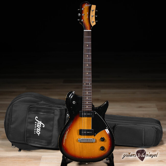 Fano RB6 Oltre P-90 Guitar w/ Gigbag – 3-Tone Sunburst