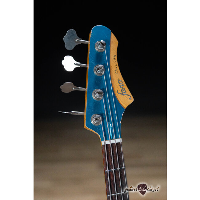 Fano JM4 Oltre Lollar Thunderbird Electric Bass w/ Gigbag – Lake Placid Blue