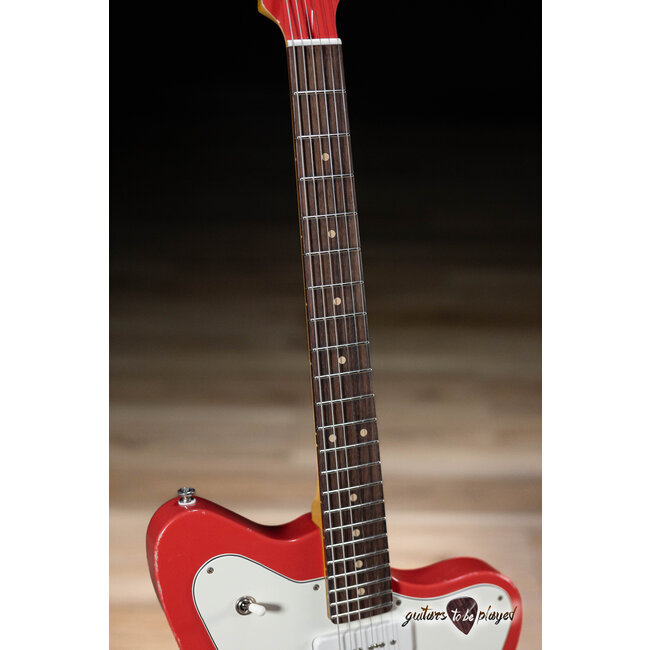 Fano PX6 Alt de Facto P-90 Guitar w/ Bigsby – Fiesta Red