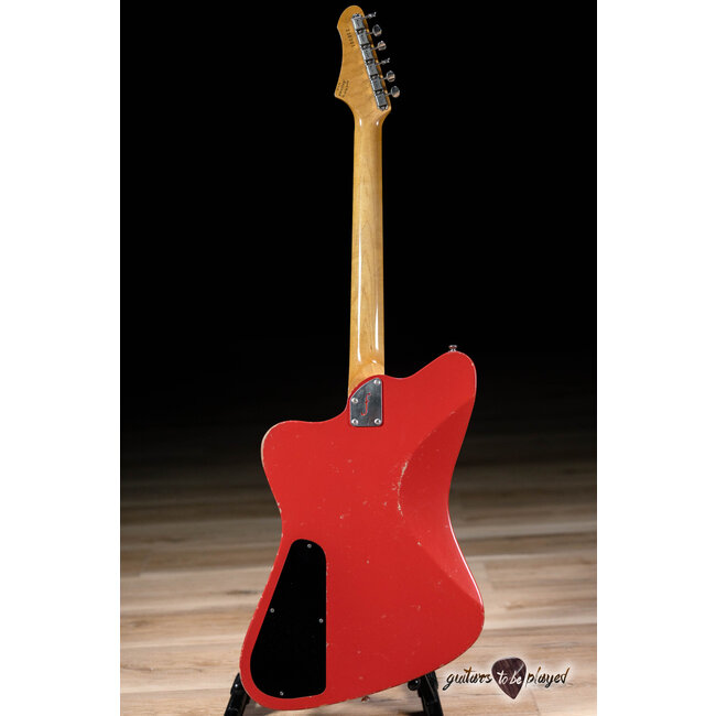 Fano PX6 Alt de Facto P-90 Guitar w/ Bigsby – Fiesta Red