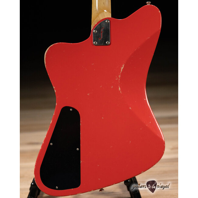 Fano PX6 Alt de Facto P-90 Guitar w/ Bigsby – Fiesta Red