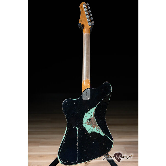 Fano PX6 Alt de Facto Lollar Mini HB/Imperial & Bigsby – Black over Surf Green