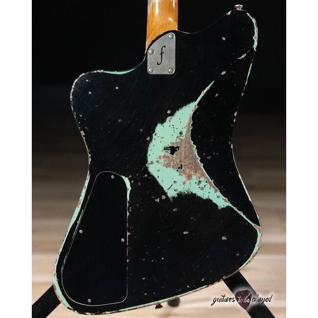 Fano PX6 Alt de Facto Lollar Mini HB/Imperial & Bigsby – Black over Surf Green