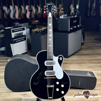 Silvertone 1958 Silvertone H-63 / H-64 Espandada Hollowbody Guitar w/ Case