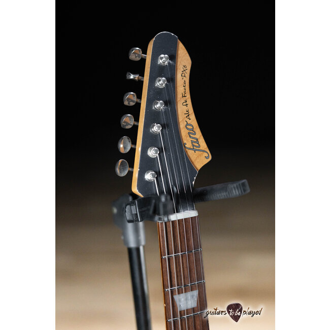 Fano PX6 Alt de Facto Lollar Firebird/Broiler/Mini HB w/ Bigsby – Charcoal Frost