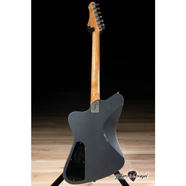 Fano PX6 Alt de Facto Lollar Firebird/Broiler/Mini HB w/ Bigsby – Charcoal Frost