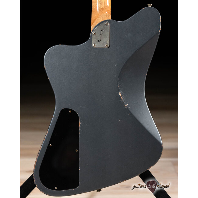 Fano PX6 Alt de Facto Lollar Firebird/Broiler/Mini HB w/ Bigsby – Charcoal Frost