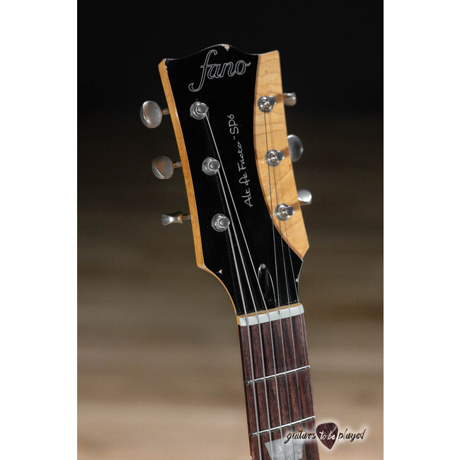 Fano SP6 Alt de Facto Lollar Staple P-90/Imperial w/ Bigsby & Case – Bull Black