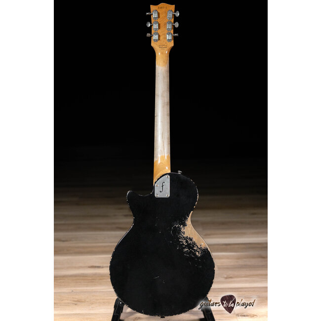 Fano SP6 Alt de Facto Lollar Staple P-90/Imperial w/ Bigsby & Case – Bull Black