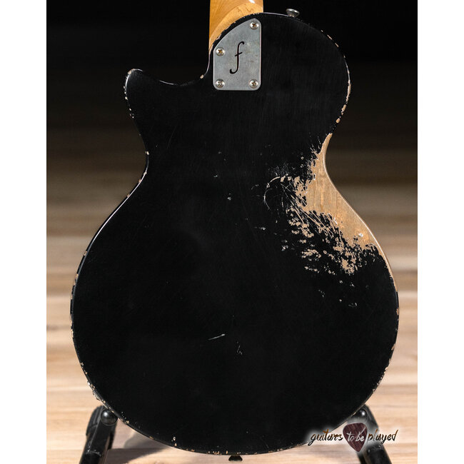 Fano SP6 Alt de Facto Lollar Staple P-90/Imperial w/ Bigsby & Case – Bull Black