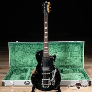 Fano Guitars Fano SP6 Alt de Facto Lollar Staple P-90/Imperial w/ Bigsby & Case – Bull Black