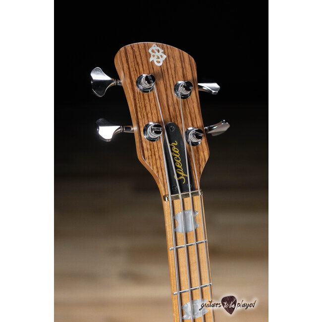 Spector Euro 4 RST Zebrawood Bass Guitar – Natural Matte