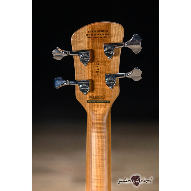 Spector Euro 4 RST Zebrawood Bass Guitar – Natural Matte