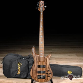 Spector Spector Euro 5 RST Zebrawood 5-String Bass Guitar – Natural Matte