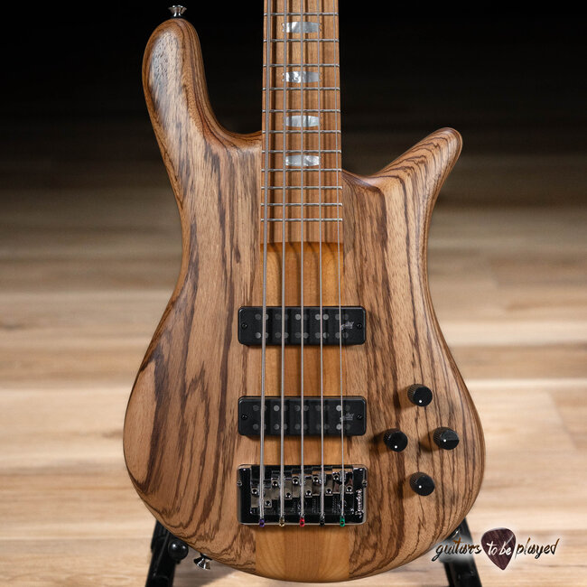 Spector Euro 5 RST Zebrawood 5-String Bass Guitar – Natural Matte