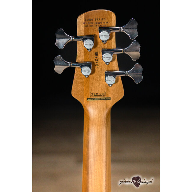 Spector Euro 5 RST Zebrawood 5-String Bass Guitar – Natural Matte