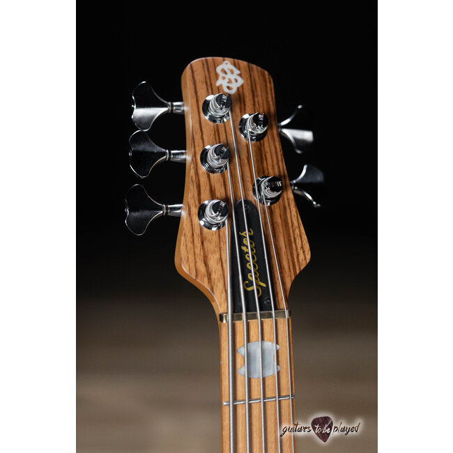 Spector Euro 5 RST Zebrawood 5-String Bass Guitar – Natural Matte