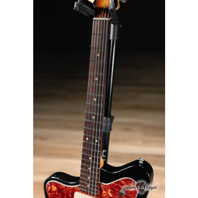 Fano PX6 Oltre Left-Handed P-90 Guitar w/ Gigbag – 3-Tone Sunburst