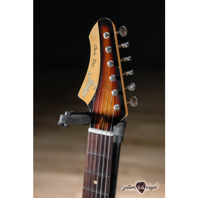 Fano PX6 Oltre Left-Handed P-90 Guitar w/ Gigbag – 3-Tone Sunburst