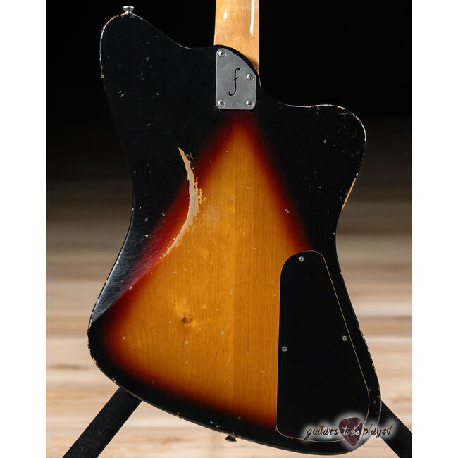 Fano PX6 Oltre Left-Handed P-90 Guitar w/ Gigbag – 3-Tone Sunburst