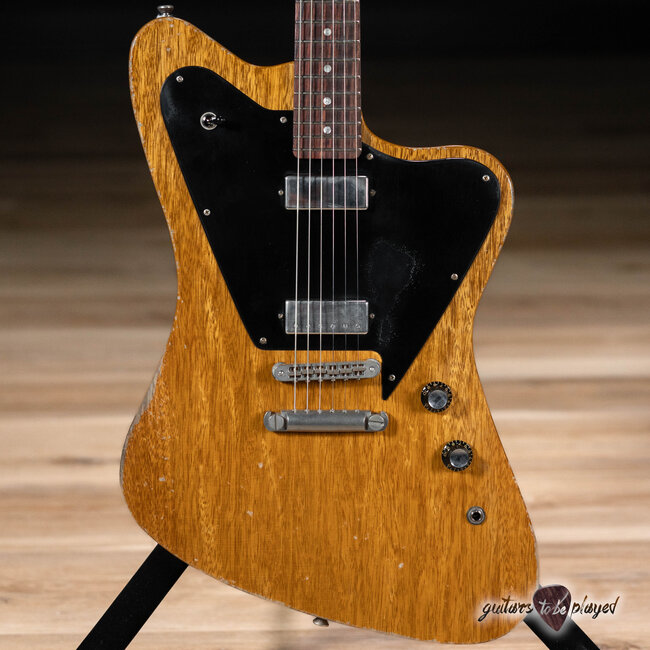 Fano PX6 Alt de Facto Korina Set Neck Lollar Firebird/Mini HB – Vintage Amber