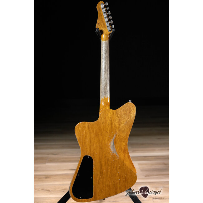 Fano PX6 Alt de Facto Korina Set Neck Lollar Firebird/Mini HB – Vintage Amber