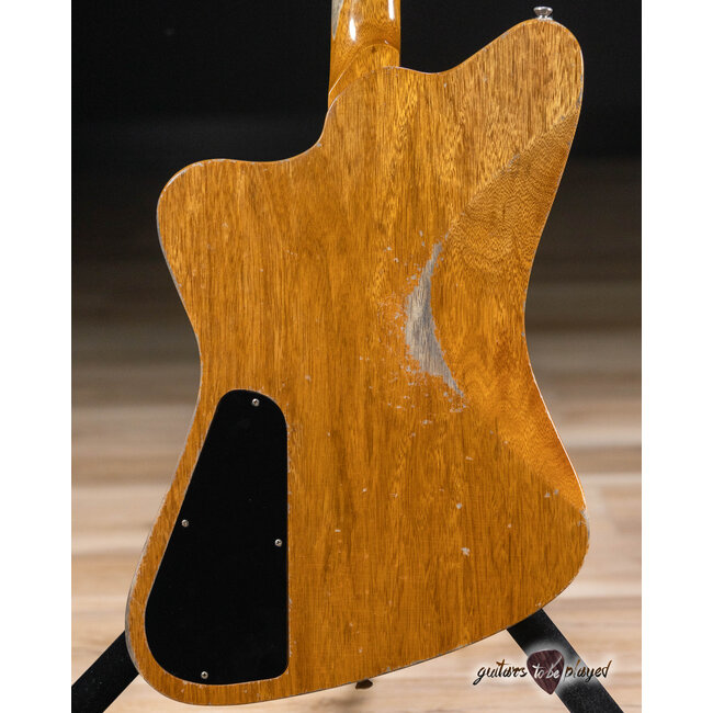 Fano PX6 Alt de Facto Korina Set Neck Lollar Firebird/Mini HB – Vintage Amber