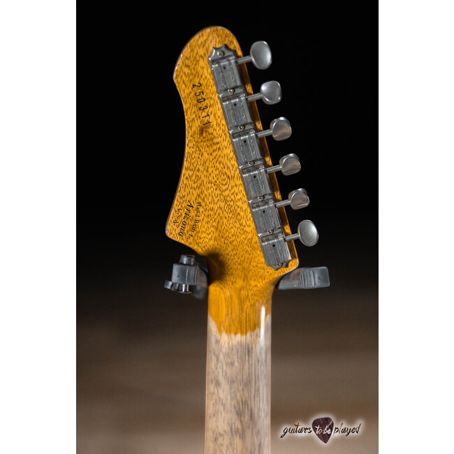 Fano PX6 Alt de Facto Korina Set Neck Lollar Firebird/Mini HB – Vintage Amber