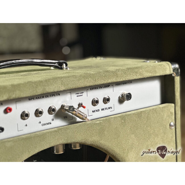 Amplified Nation Six String Sustain 50W Combo w/ Celestion G12-65 – Moss Suede