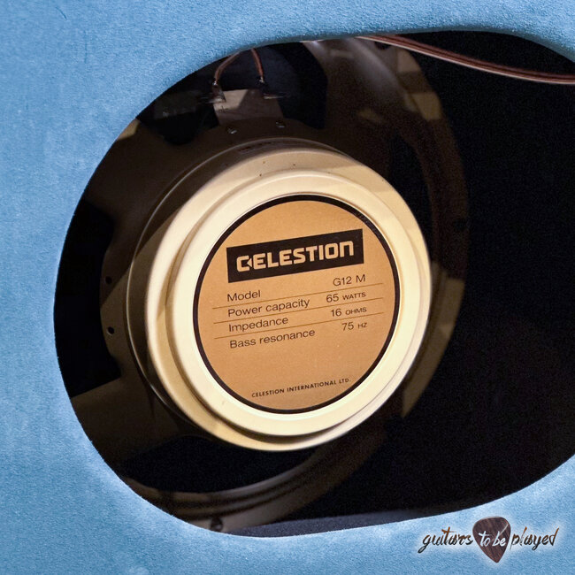 Amplified Nation Wonderland Overdrive V2 Tube-Rect 50W Combo – Medium Blue Suede