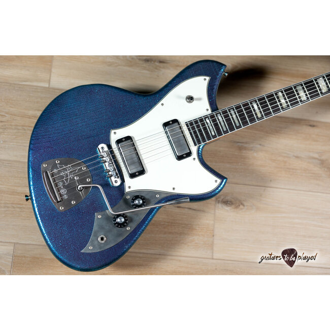 Novo Custom Serus J Guitar w/ Lollar Firebirds (GTBP LTD) – Lake Placid Sparkle