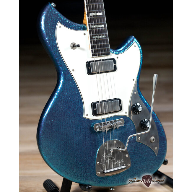 Novo Custom Serus J Guitar w/ Lollar Firebirds (GTBP LTD) – Lake Placid Sparkle