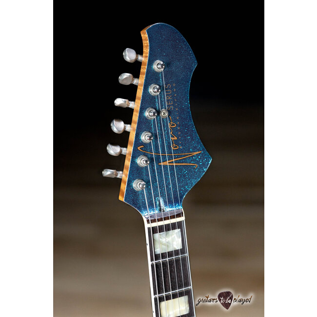Novo Custom Serus J Guitar w/ Lollar Firebirds (GTBP LTD) – Lake Placid Sparkle