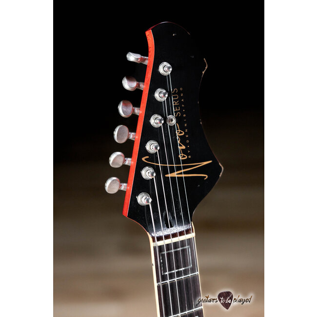 Novo Dealer Limited Serus P2 Chambered Guitar w/ Ron Ellis P90s –Faded Tea Burst