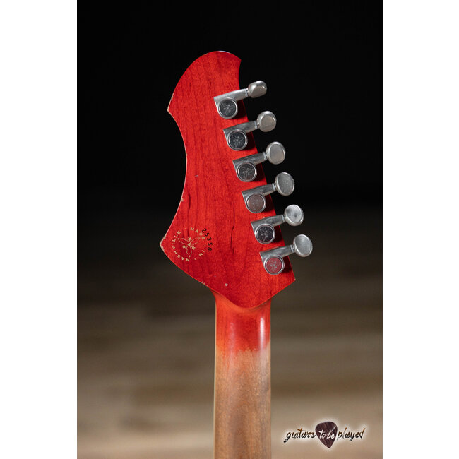 Novo Dealer Limited Serus P2 Chambered Guitar w/ Ron Ellis P90s –Faded Tea Burst