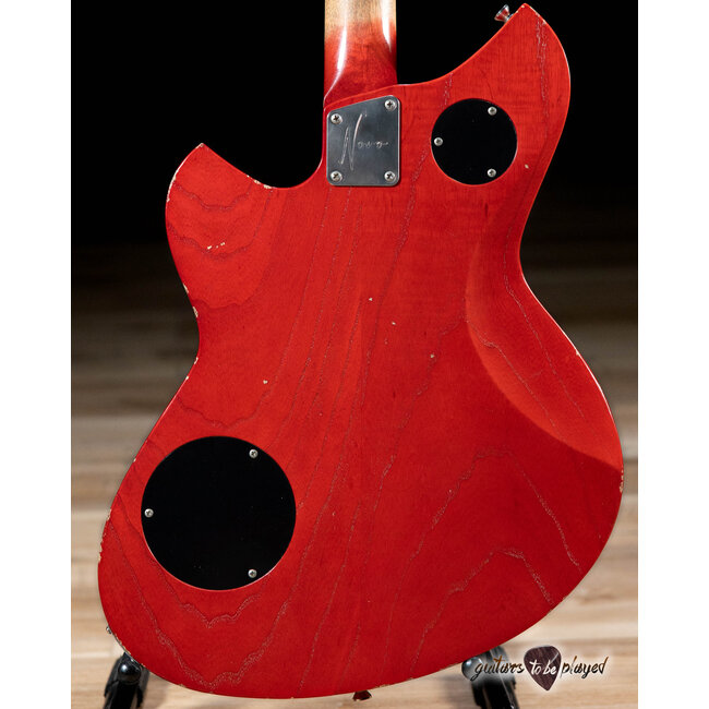 Novo Dealer Limited Serus P2 Chambered Guitar w/ Ron Ellis P90s –Faded Tea Burst