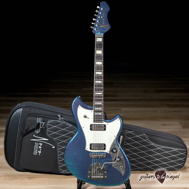 Novo Custom Serus J Guitar w/ Lollar Firebirds (GTBP LTD) – Lake Placid Sparkle