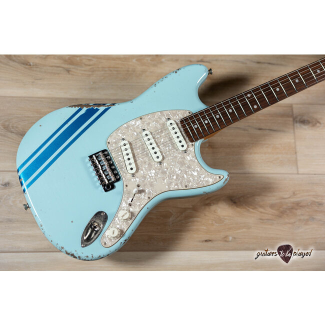 Fano MG6 Alt de Facto SSS Lollar Special S Guitar w/ Case – Sonic Blue