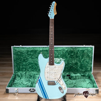 Fano Guitars Fano MG6 Alt de Facto SSS Lollar Special S Guitar w/ Case – Sonic Blue