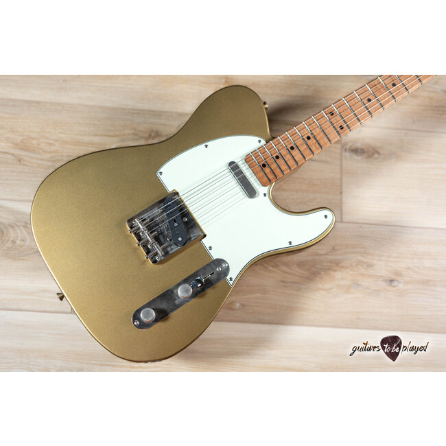 Xotic XTC-1 Alder T-Style w/ Roasted Flame Maple Neck & Rosewood – Aztec Gold