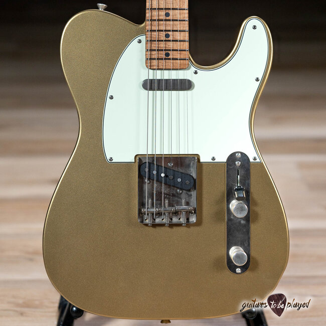 Xotic XTC-1 Alder T-Style w/ Roasted Flame Maple Neck & Rosewood – Aztec Gold